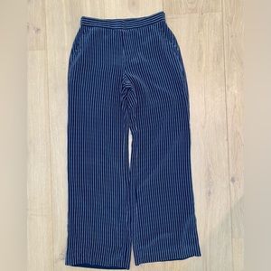 Joie Silk Straight Wide Leg Pants